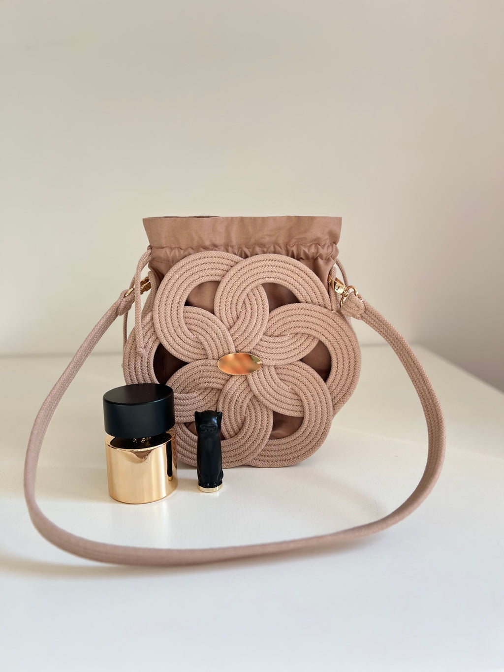 Torba Kwiat LISNA STYLE — ręcznie robiona torba boho, dostępna w 3 kolorach